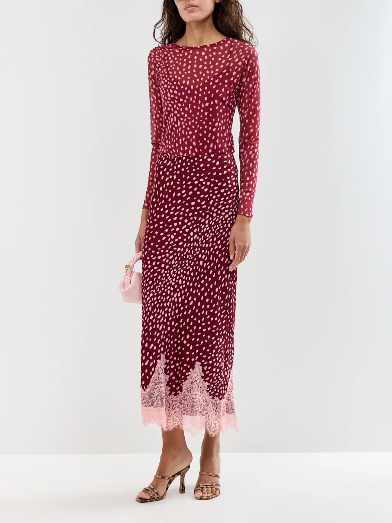 Never Fully Dressed Burgundy Deer Maeva Skirt