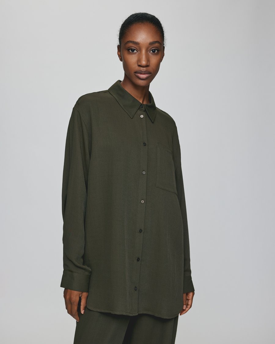 MSCH Genette Shirt in Forest Night