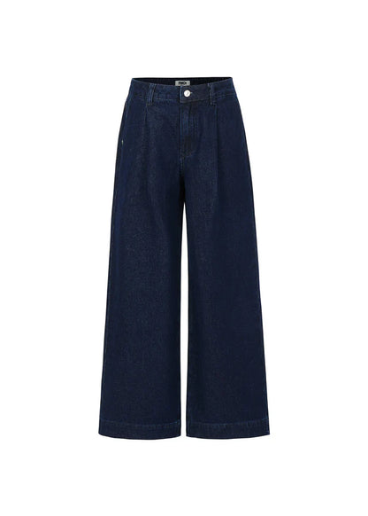 Frnch Kishu Wide Leg jeans in Night Blue