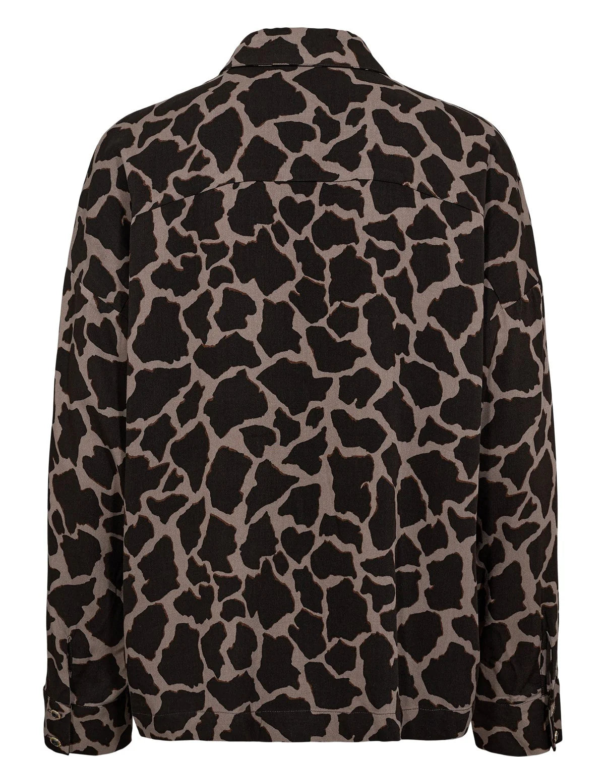 Numph Nuhana Shirt in Black Coffee Print