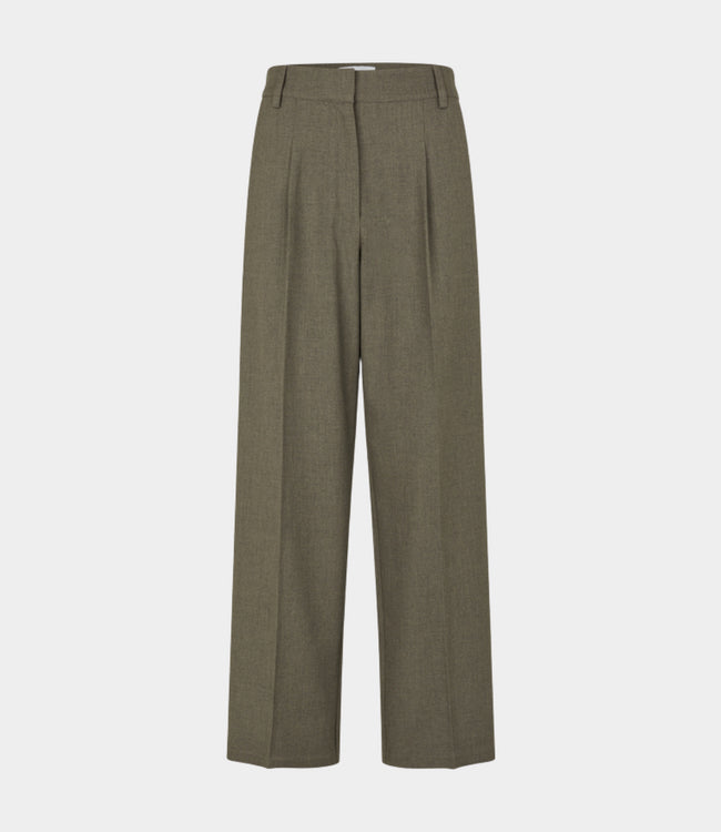 Mbym Caprese Cristiana Trouser in Deep Green