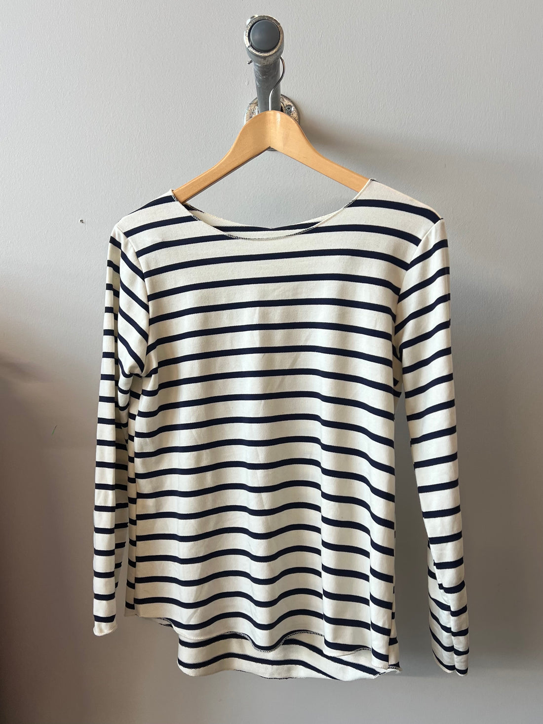 Joseph Striped Top in Navy &amp; Cream (ONE SIZE)