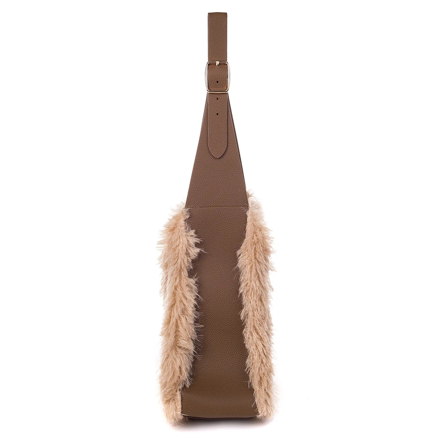 Fezz Faux Fur Bag in Linen