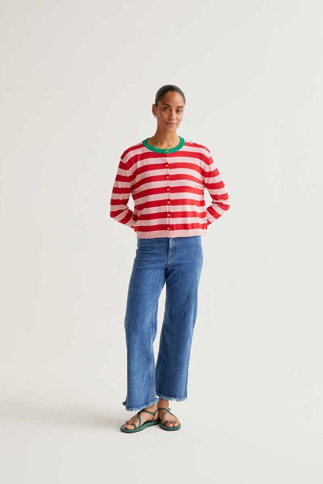 Striped Spring Cardigan