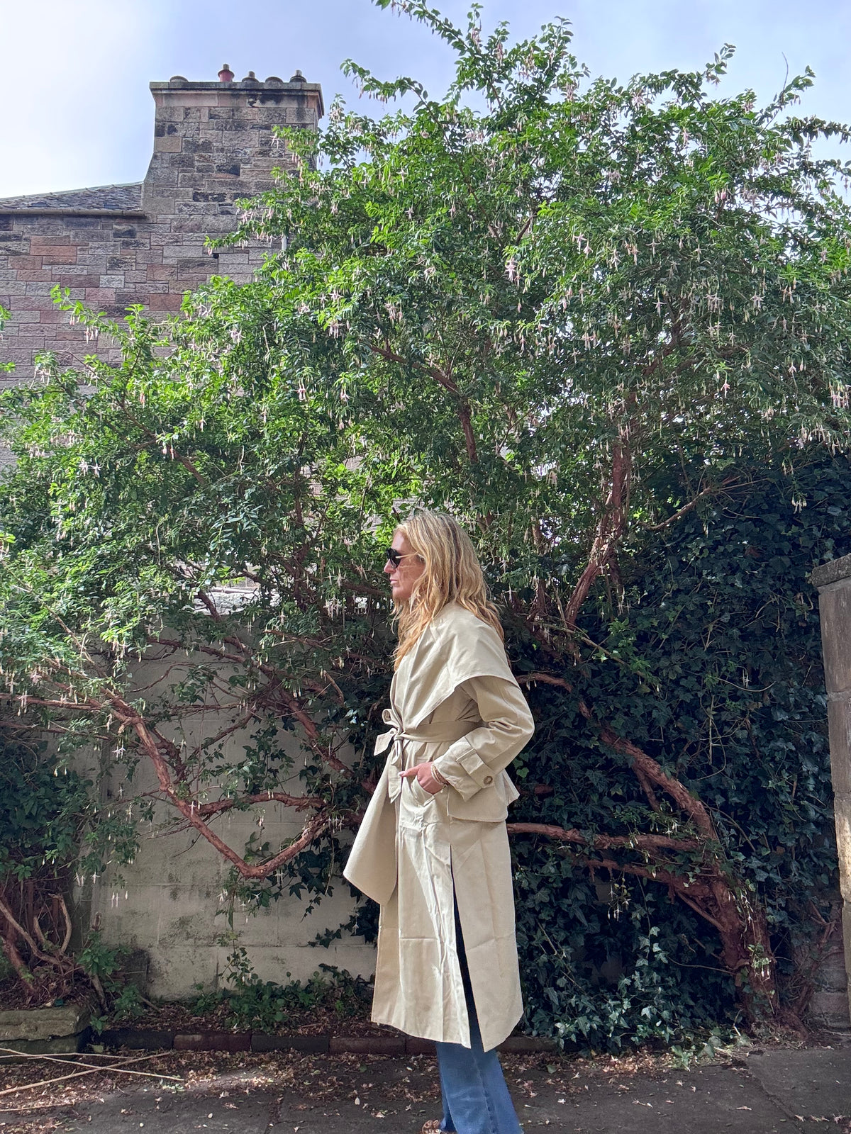 Classic Trench Coat with additional Cape