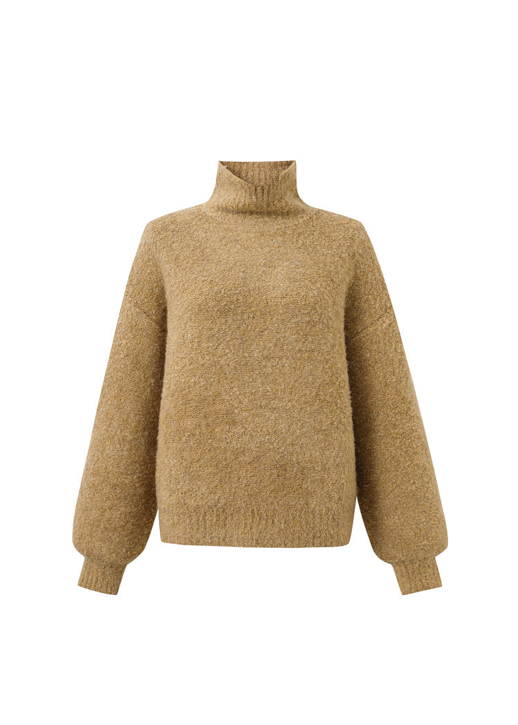 FRNCH Nadine Chunky Knit in Camel