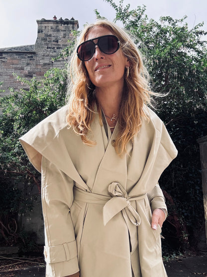 Classic Trench Coat with additional Cape