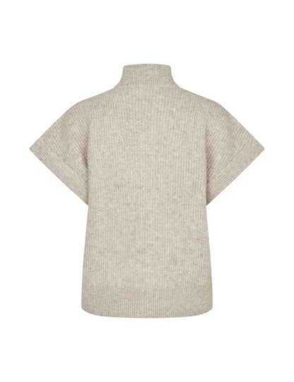 MbyM Hevelyn Roselina Cape Zip Up in Taupe