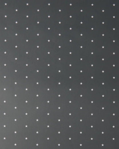 Chalk Tiny Charcoal Star Wrapping Paper Sheet