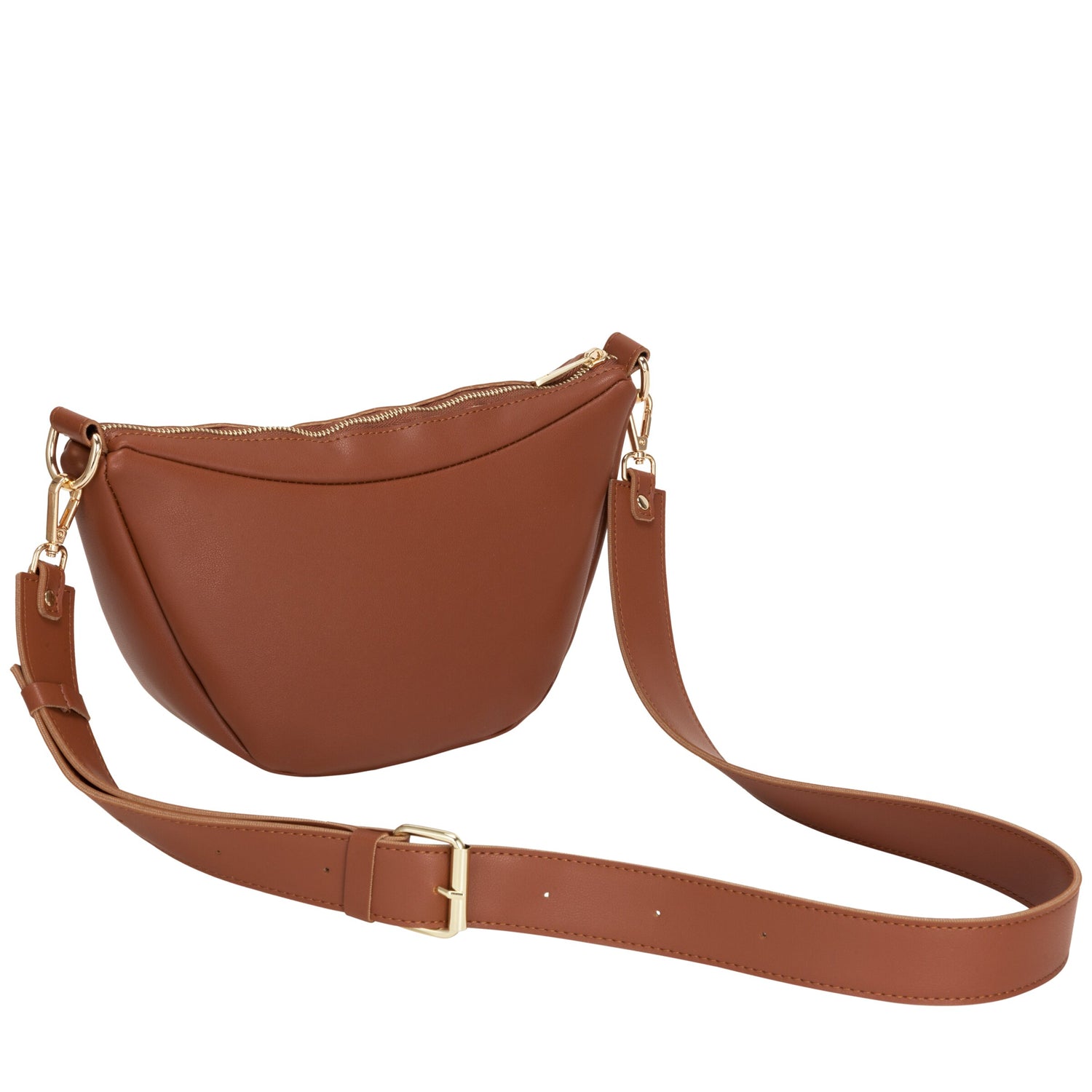 Slouch Crossbody In Tan