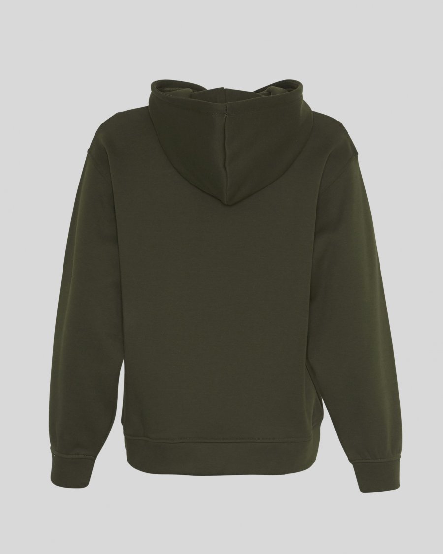 MSCH Ethella Hoodie Sweatshirt in Forest Green