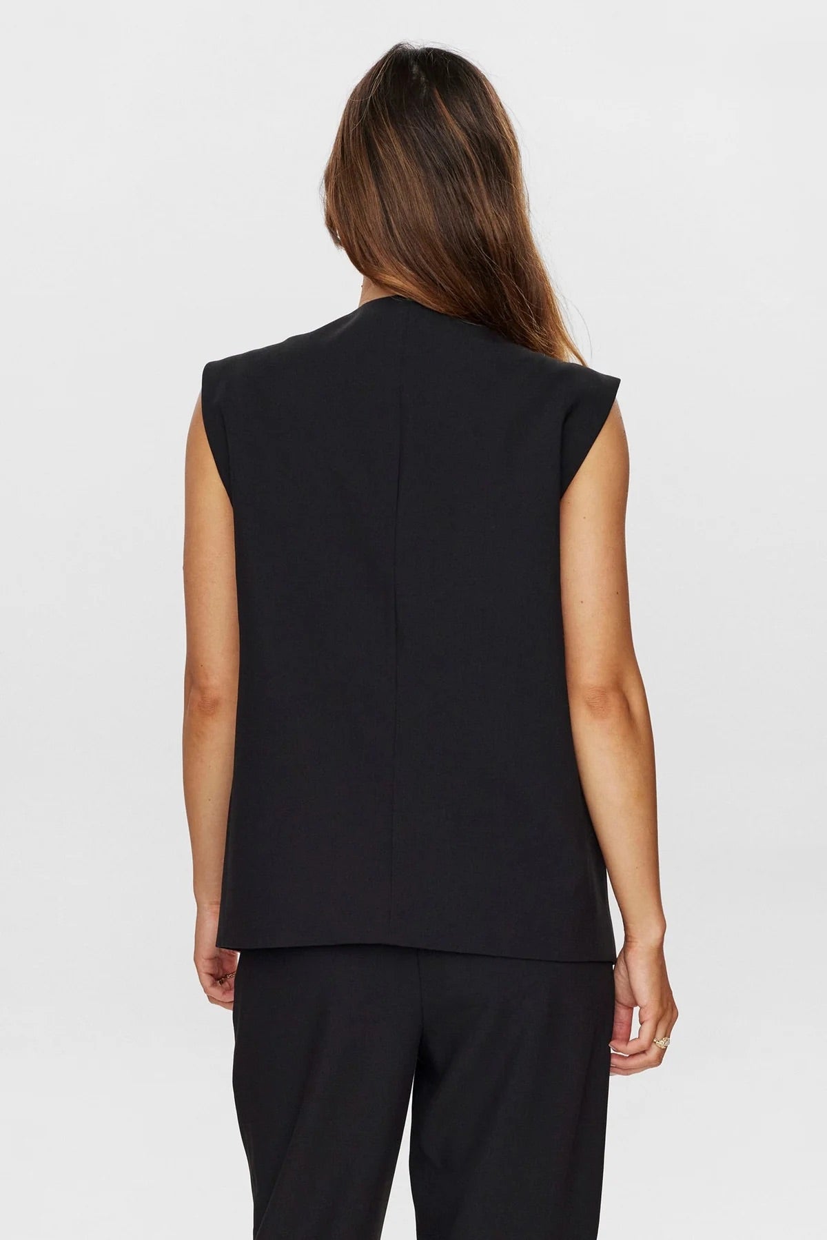 Numph Nukatie Waistcoat in Caviar