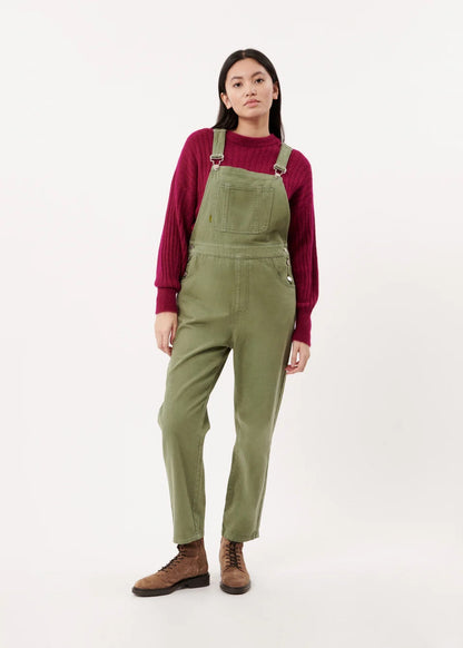 FRNCH Loue Sage Green Straight Leg Dungarees