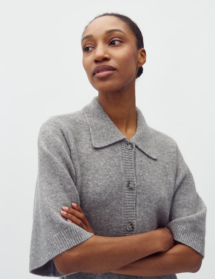 MbyM Shyla Biman Knitted Dress in Grey