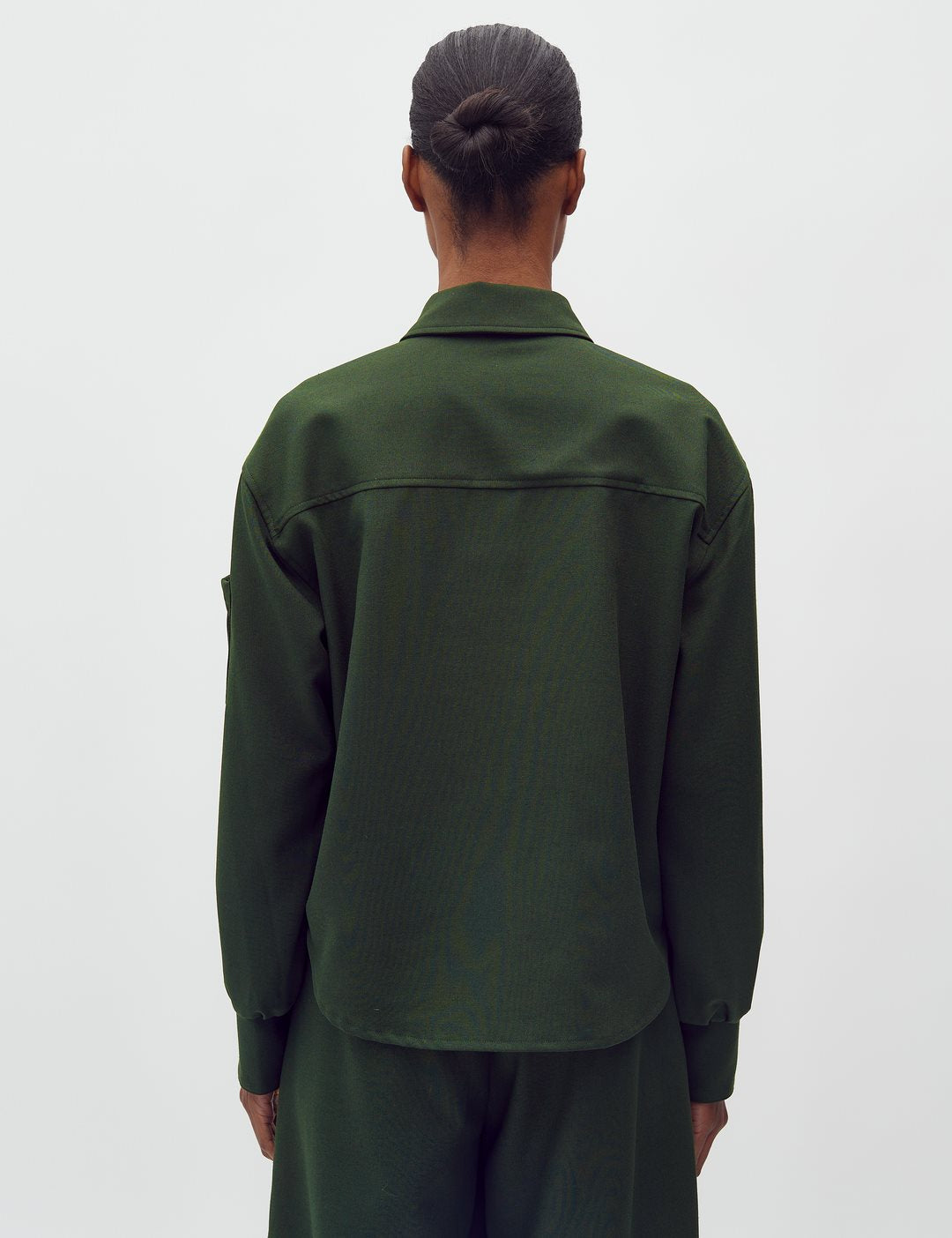 Mbym Morella Cammia Shirt in Dark Green