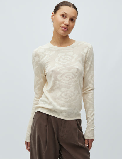 MbyM Cream Detailed Top