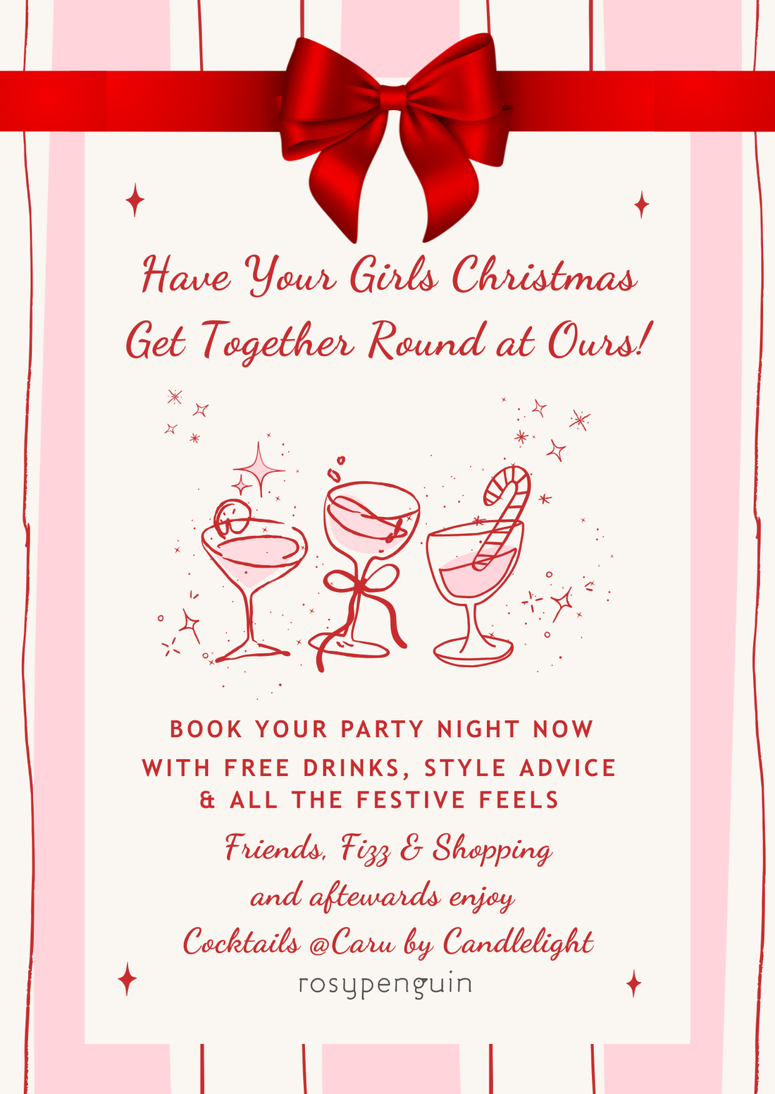 Book Your Christmas Party Night Round at Ours...