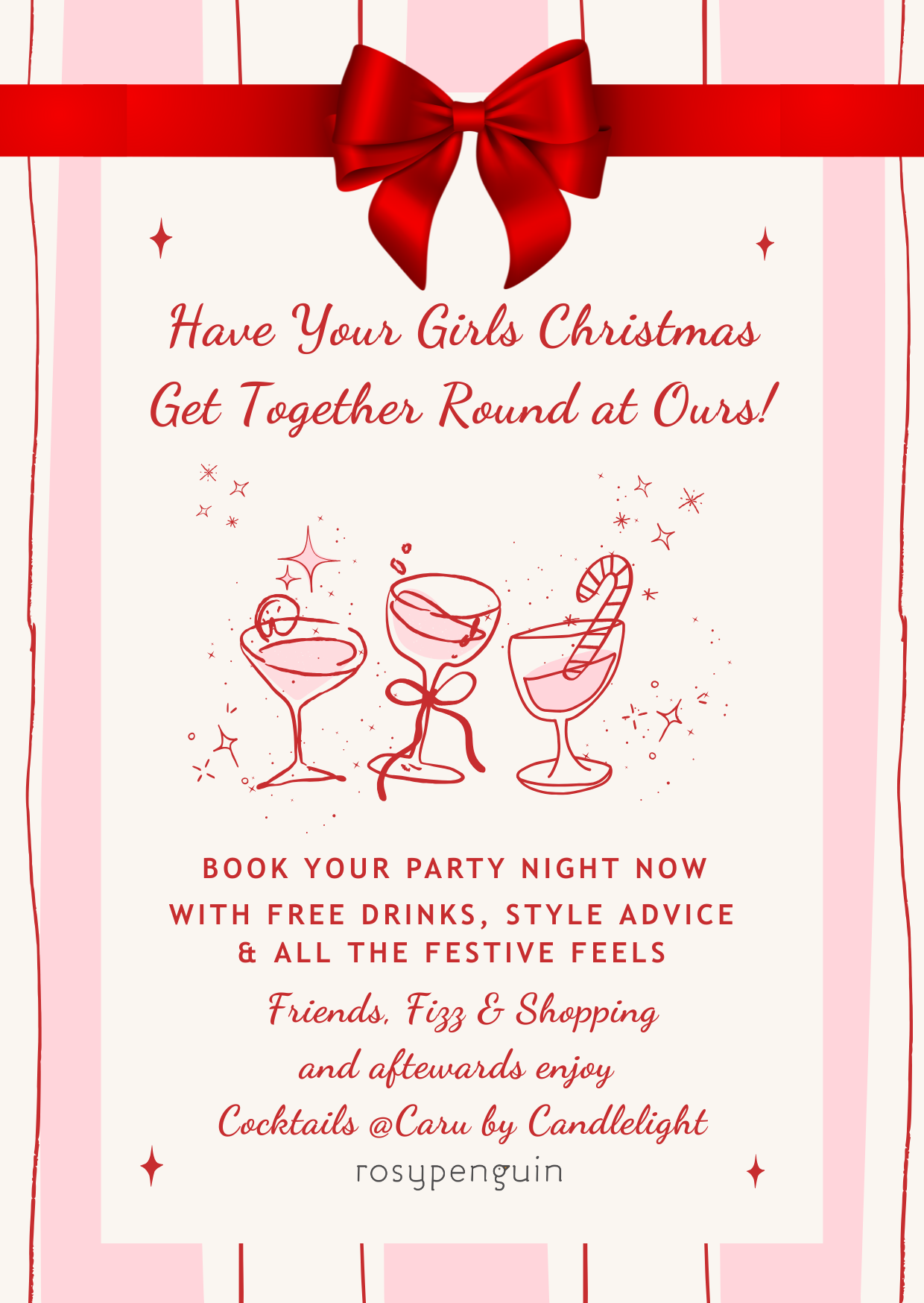 Book Your Christmas Party Night Round at Ours...