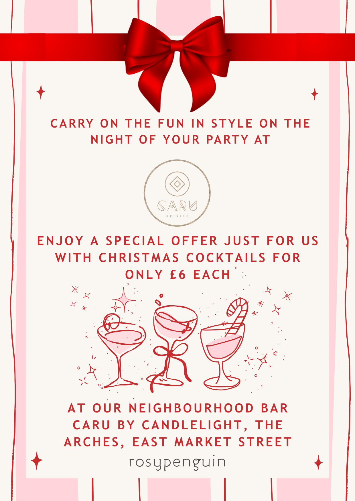 Book Your Christmas Party Night Round at Ours...