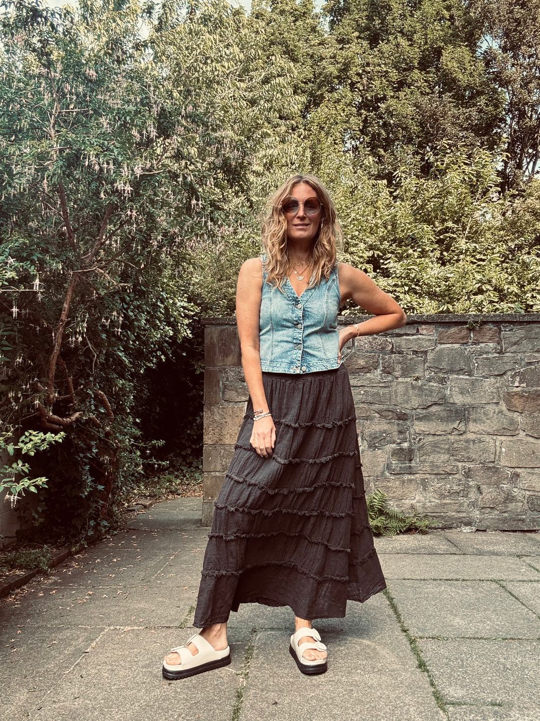 Caitlin Skirt in Brown (ONE SIZE)