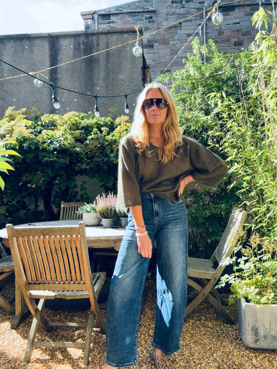Kate Dark Wash Barrel Jeans