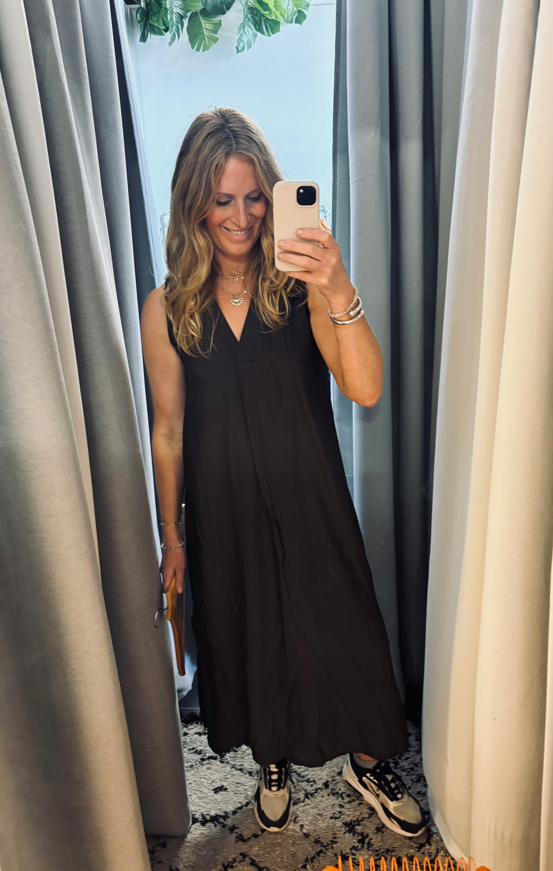 Caroline Dress in Brown (ONE SIZE)