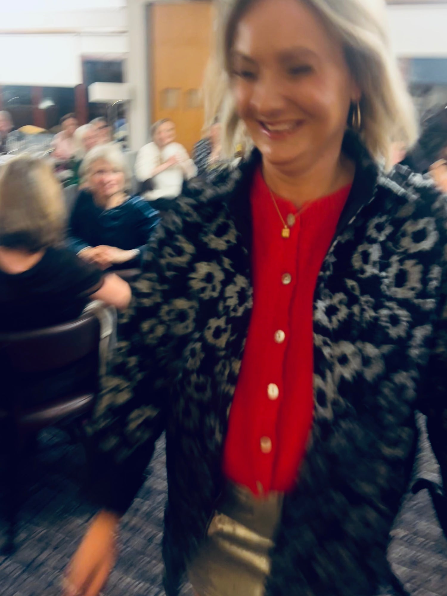 FRNCH Giuni Shirt Jacket in Black and Silver