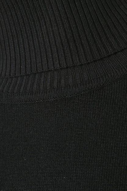 Saint Tropez Mila Rollneck Pullover Black