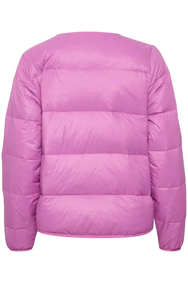 Saint Tropez Vienna Down Padded Short Jacket in Radiant Orchid