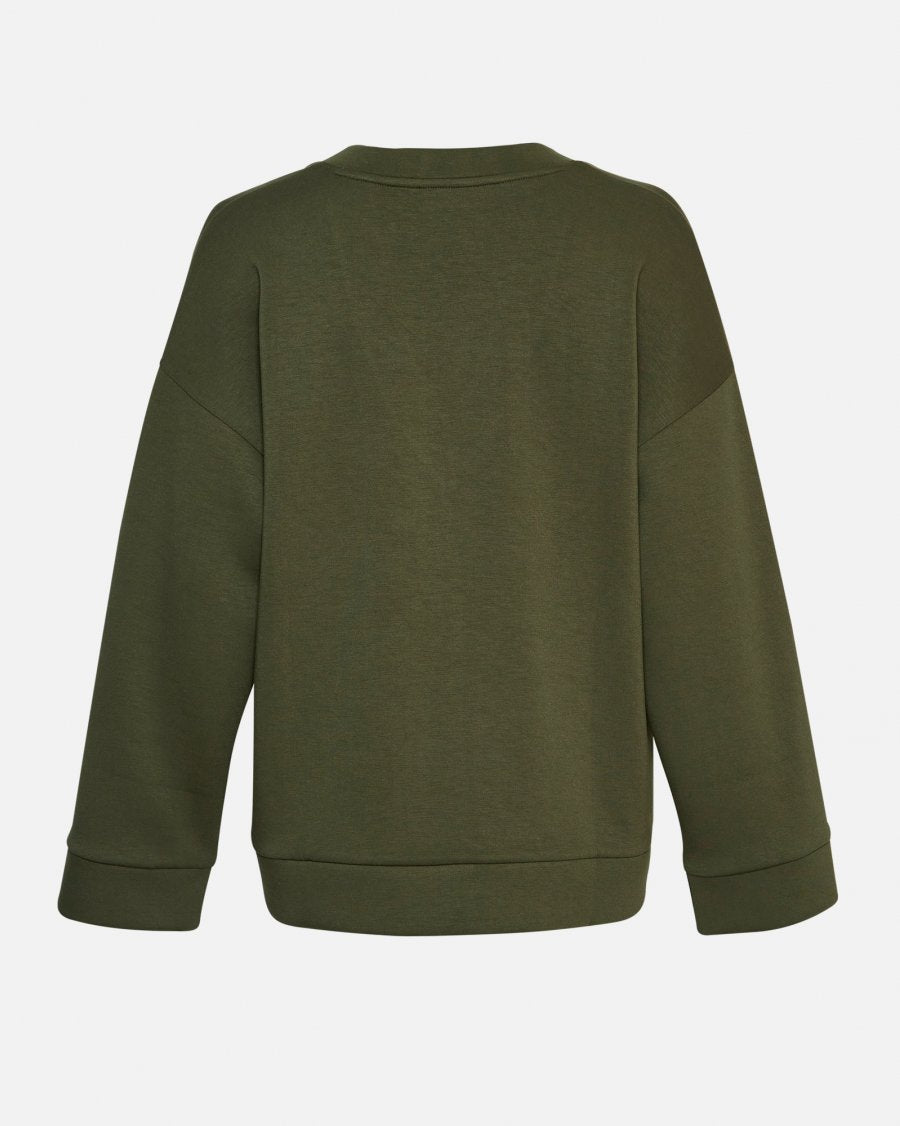 MSCH Ima Q V-neck Sweatshirt Duffel Bag Green
