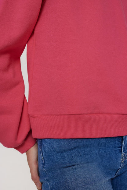 Nümph Numyra Sweatshirt In Raspberry Sorbet