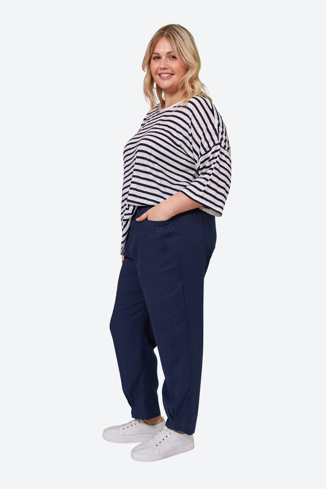 Eb&amp;Ive Verve Pant in Sapphire