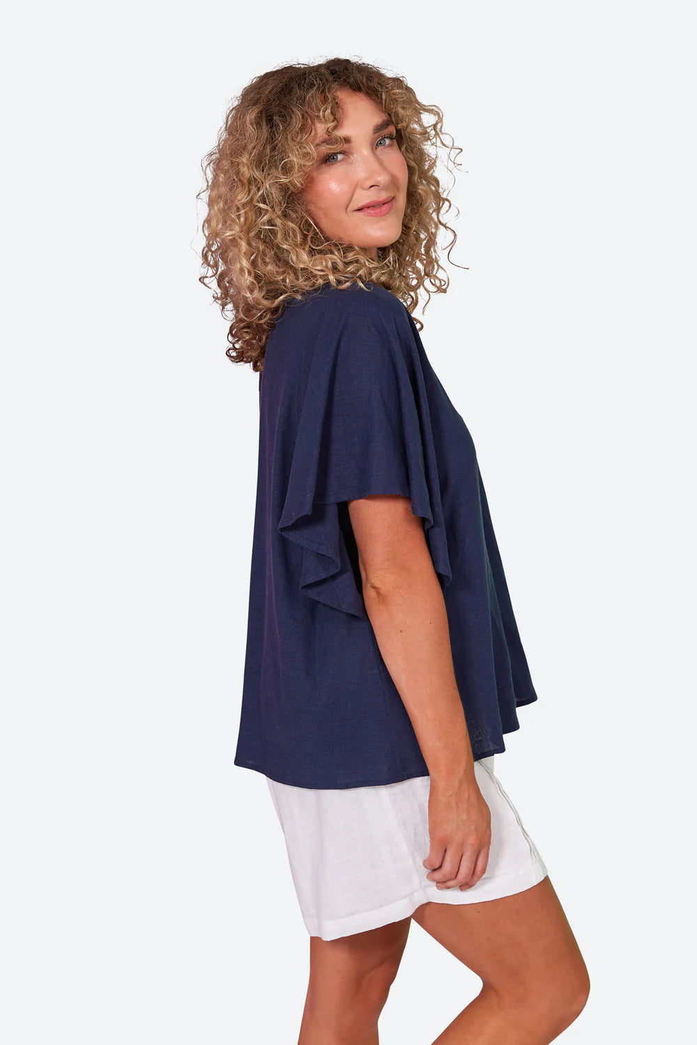 Eb&amp;ive Verve Top In Sapphire