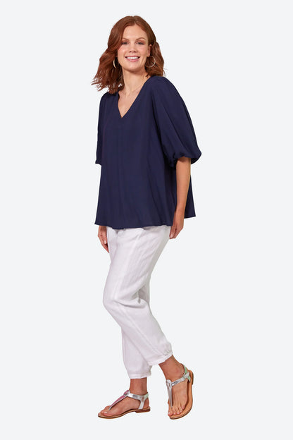 Eb&amp;ive Easy Esprit Top In Sapphire