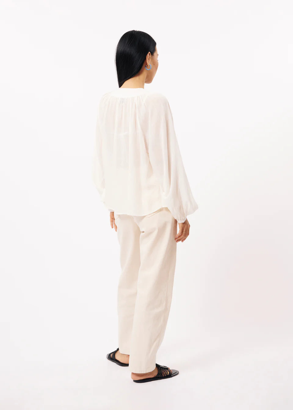 FRNCH Philipine Blouse In Creme
