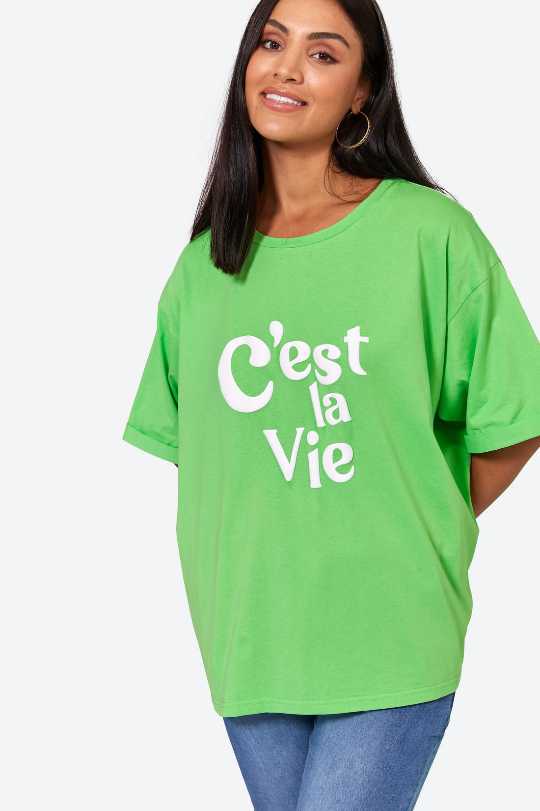 Eb&amp;Ive C’est La Vie T-shirt In Kiwi