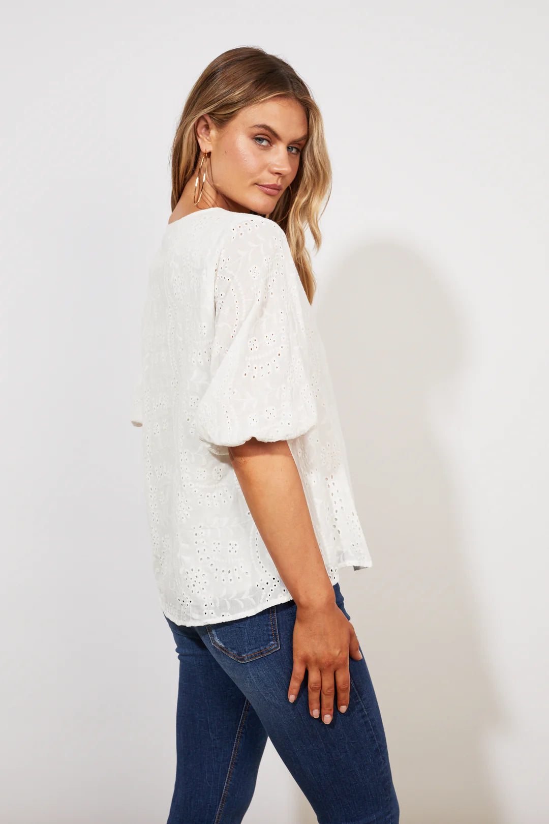 Haven Naxos Blouse In Coconut