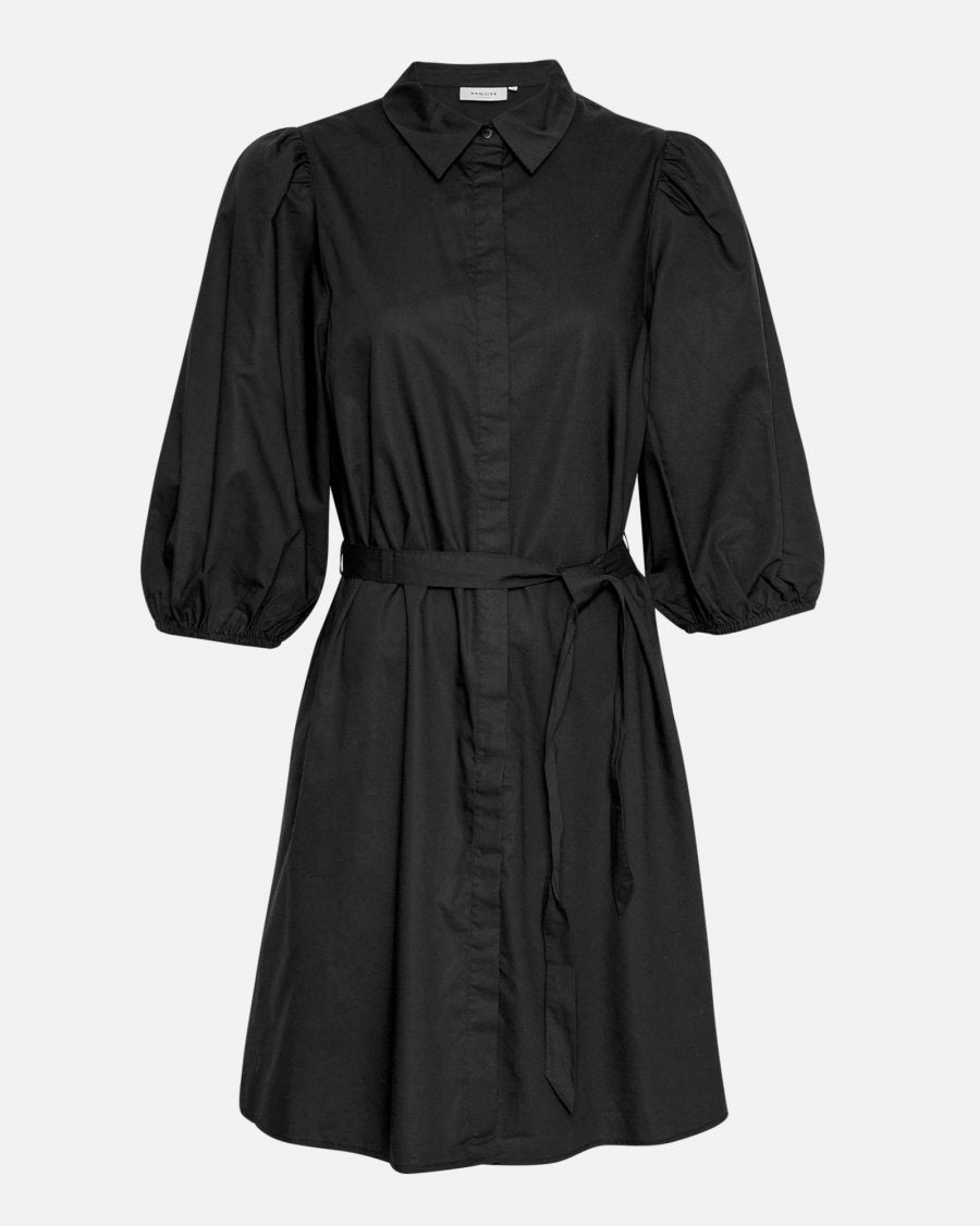 MSCH Cedrica Abiella 3/4 Sleeve Dress In Black