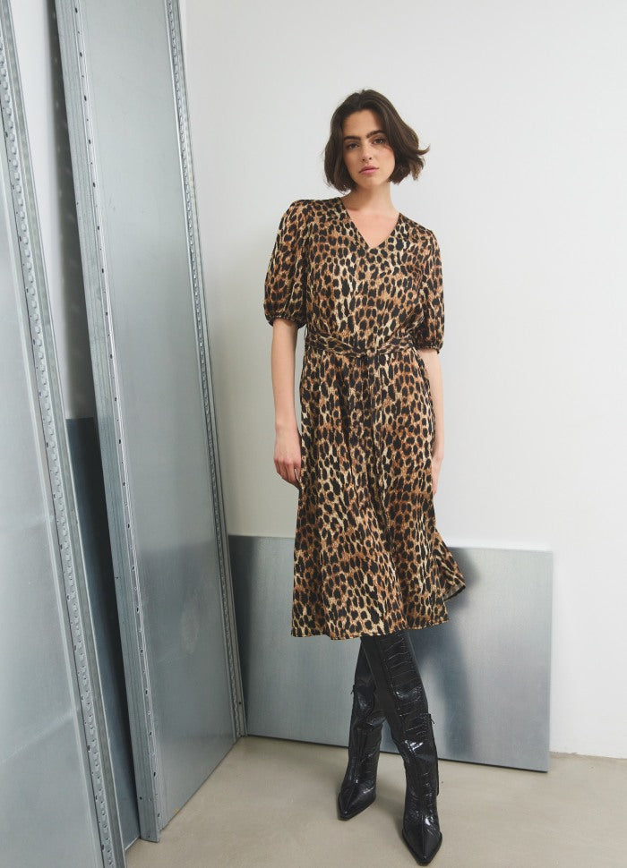 Kristella Dress In Animal Print