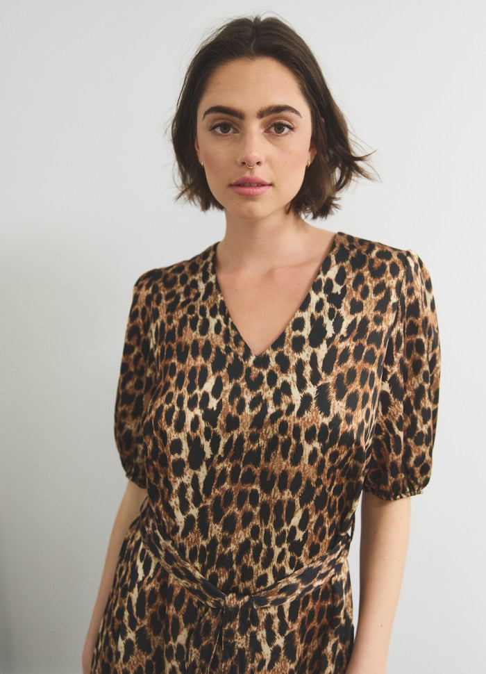 Kristella Dress In Animal Print