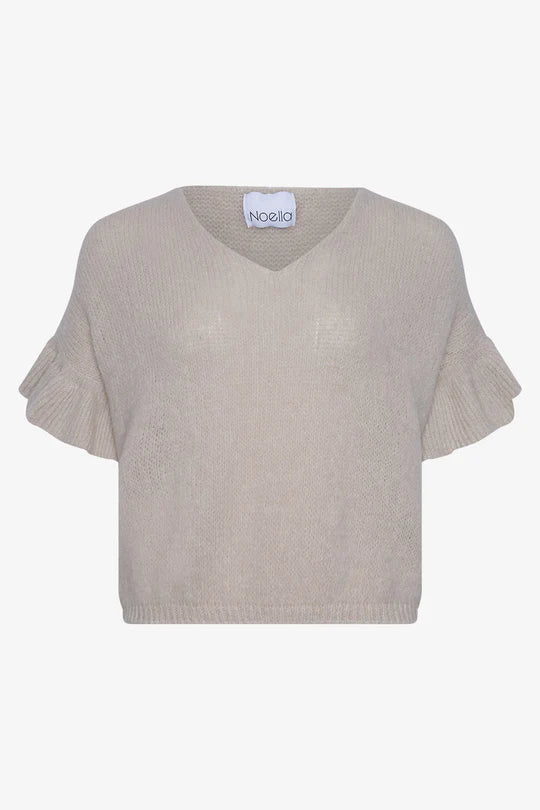 Jaylin Knit Pullover In Oatmeal