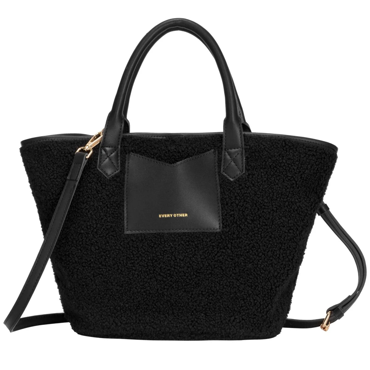 Sherpa Bucket Bag In Black