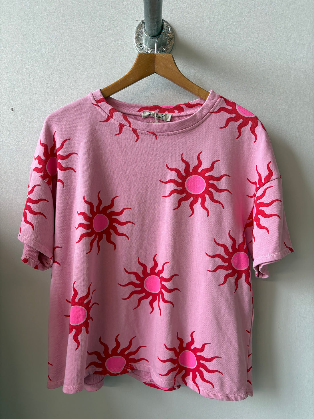 Sun Print Sweatshirt in Pinko (ONE SIZE)