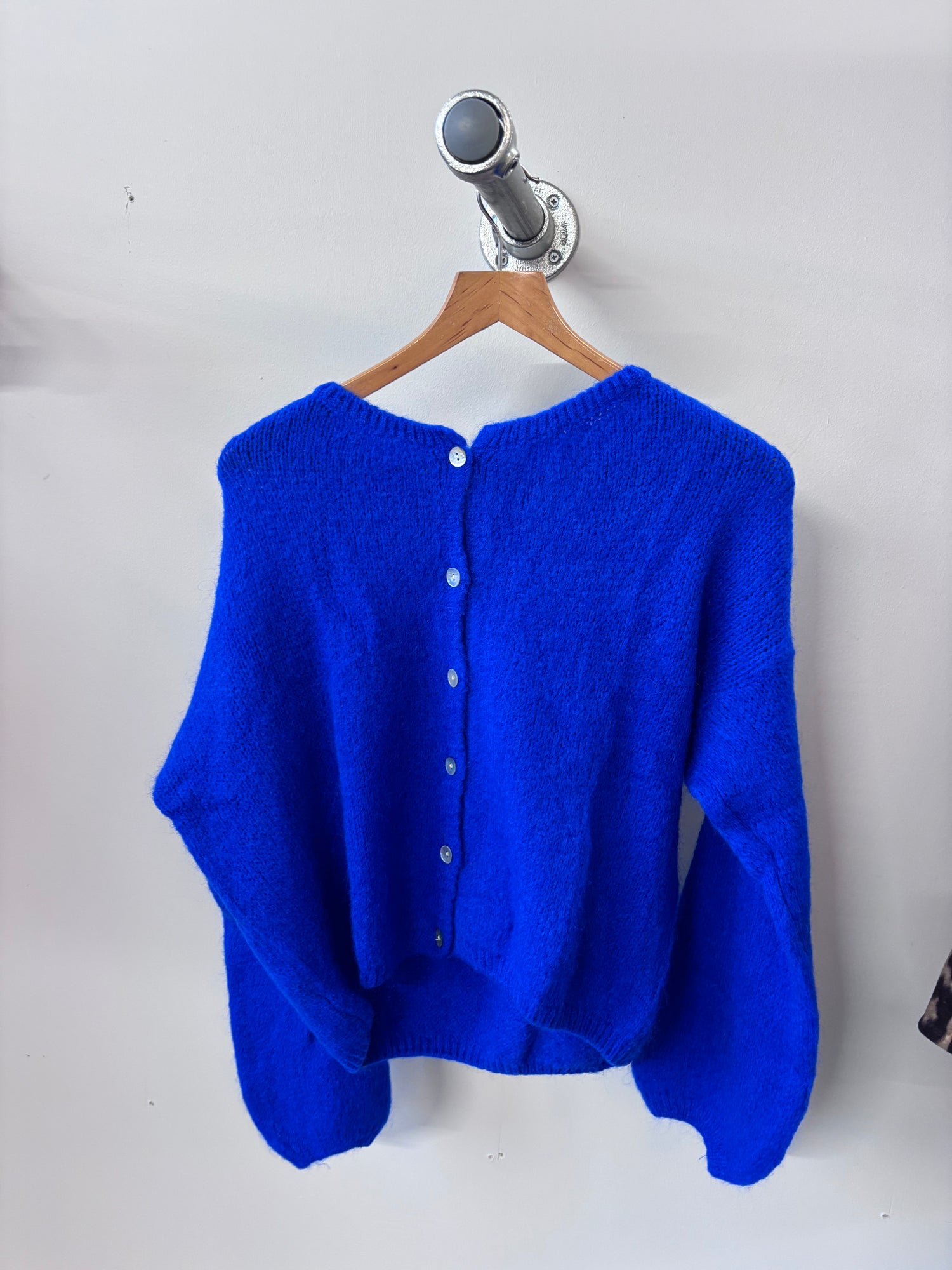 Tilly Mohair Cardigan in Cobalt Blue (ONE SIZE)