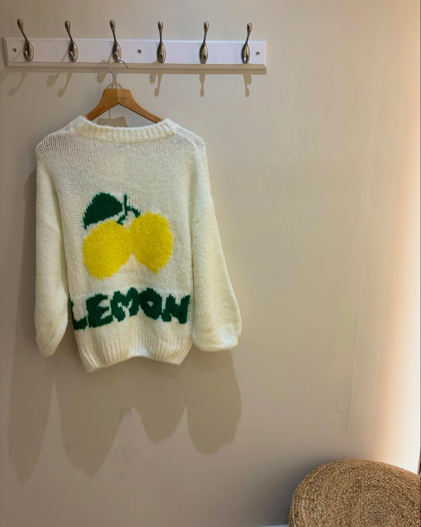 Lemons Mohair Jumper - cream