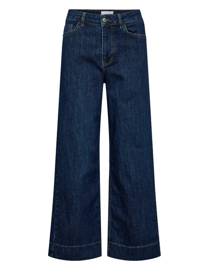 Nümph Nuparis Cropped Jeans Dark Blue Denim Wash