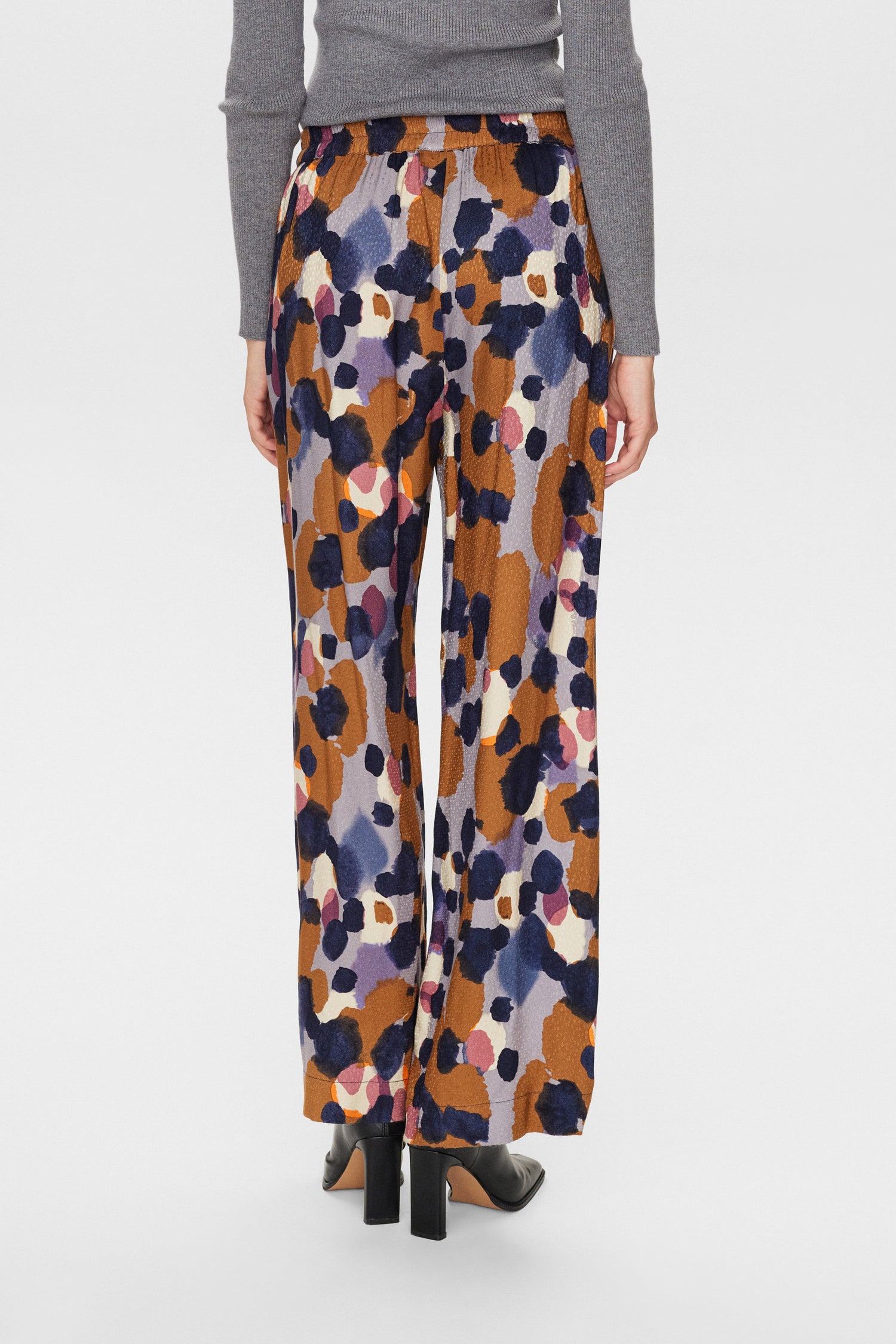 Numph Nugrit Trousers in Dress Blue