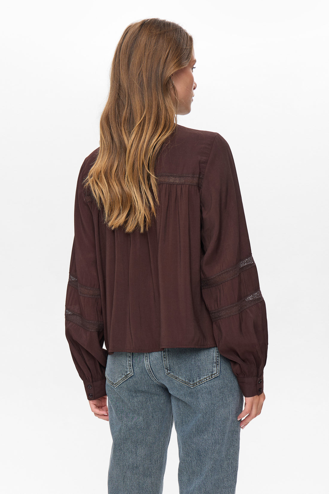 Numph Nurika Shirt in Black Coffee