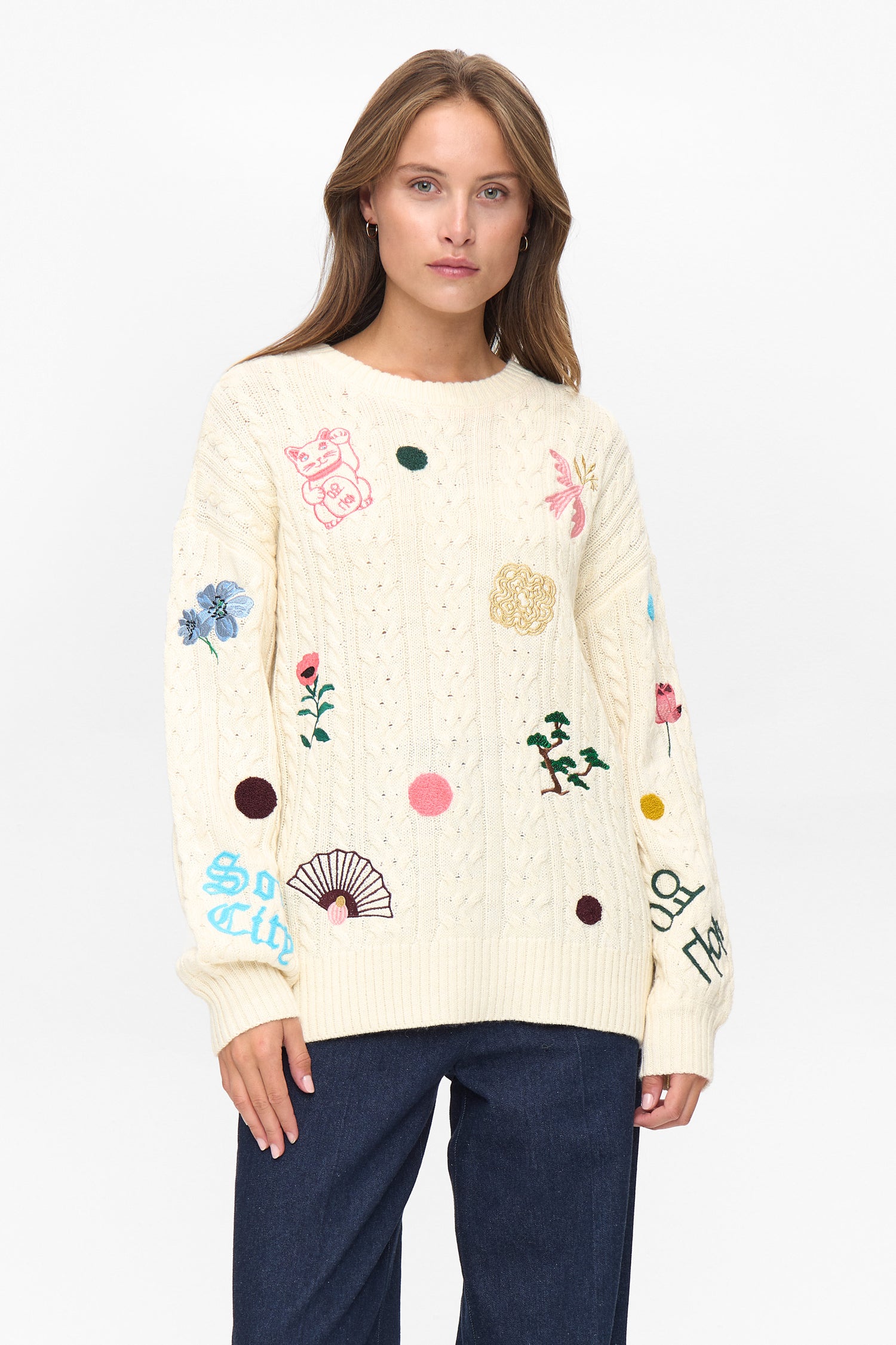 Numph Nulysa Knit in Pristine