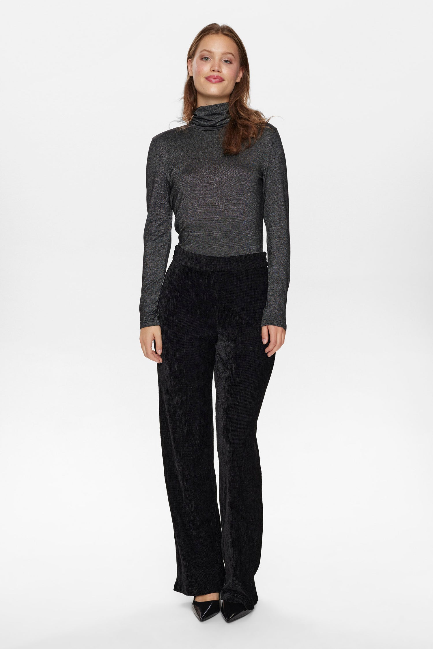 Numph Numillas Trousers in Caviar